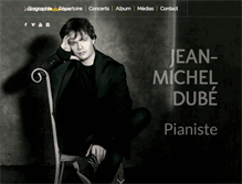 Tablet Screenshot of jeanmicheldube.com